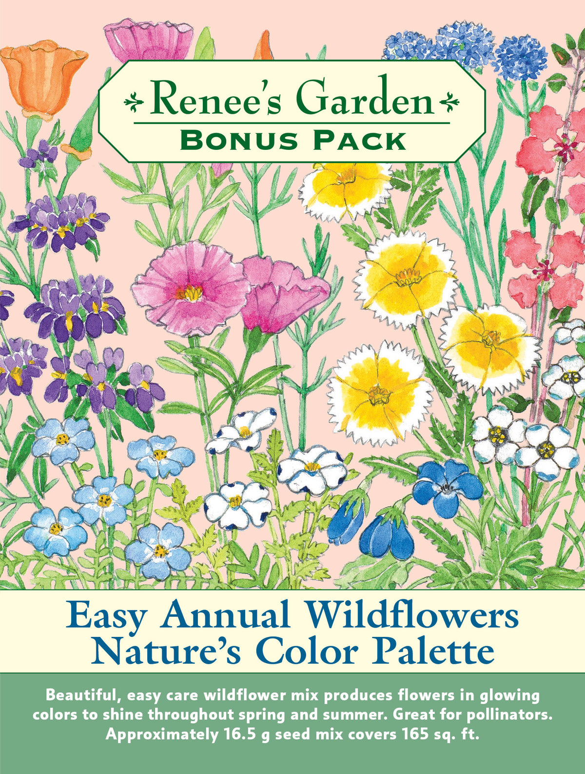 Bonus Pack - Easy Annual Wildflowers Nature’s Color Palette