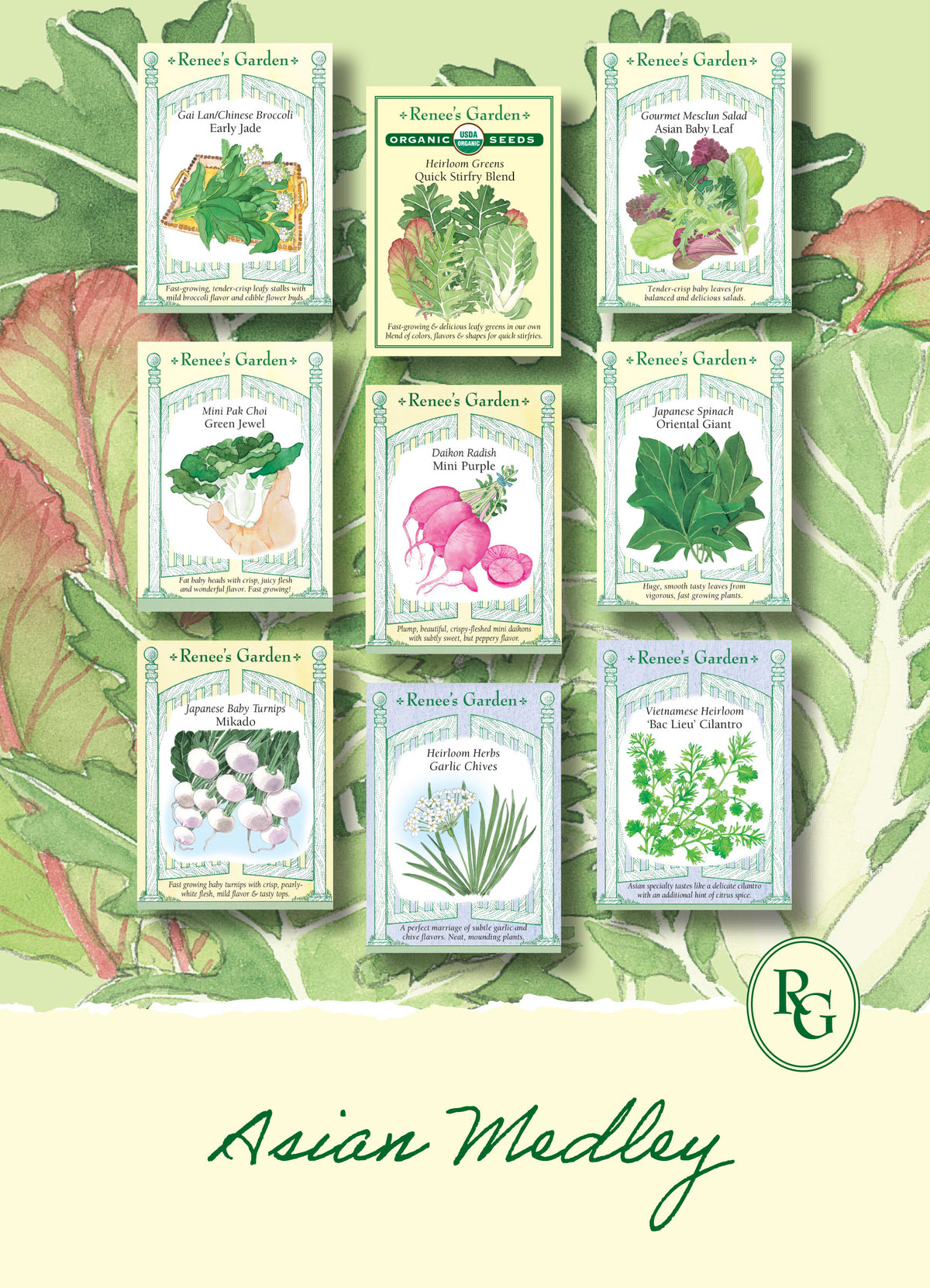 Hand-Picked Seed Bundle - Asian Medley