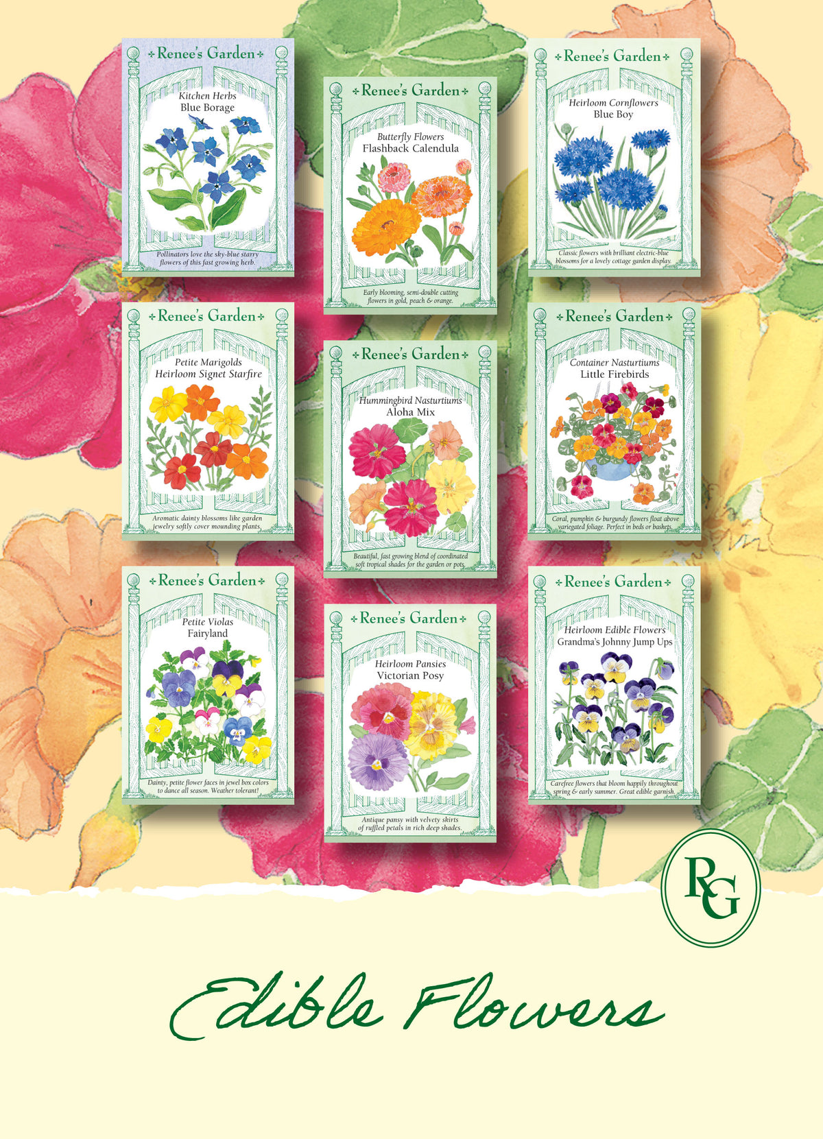 Hand-Picked Seed Bundle - Edible Flowers