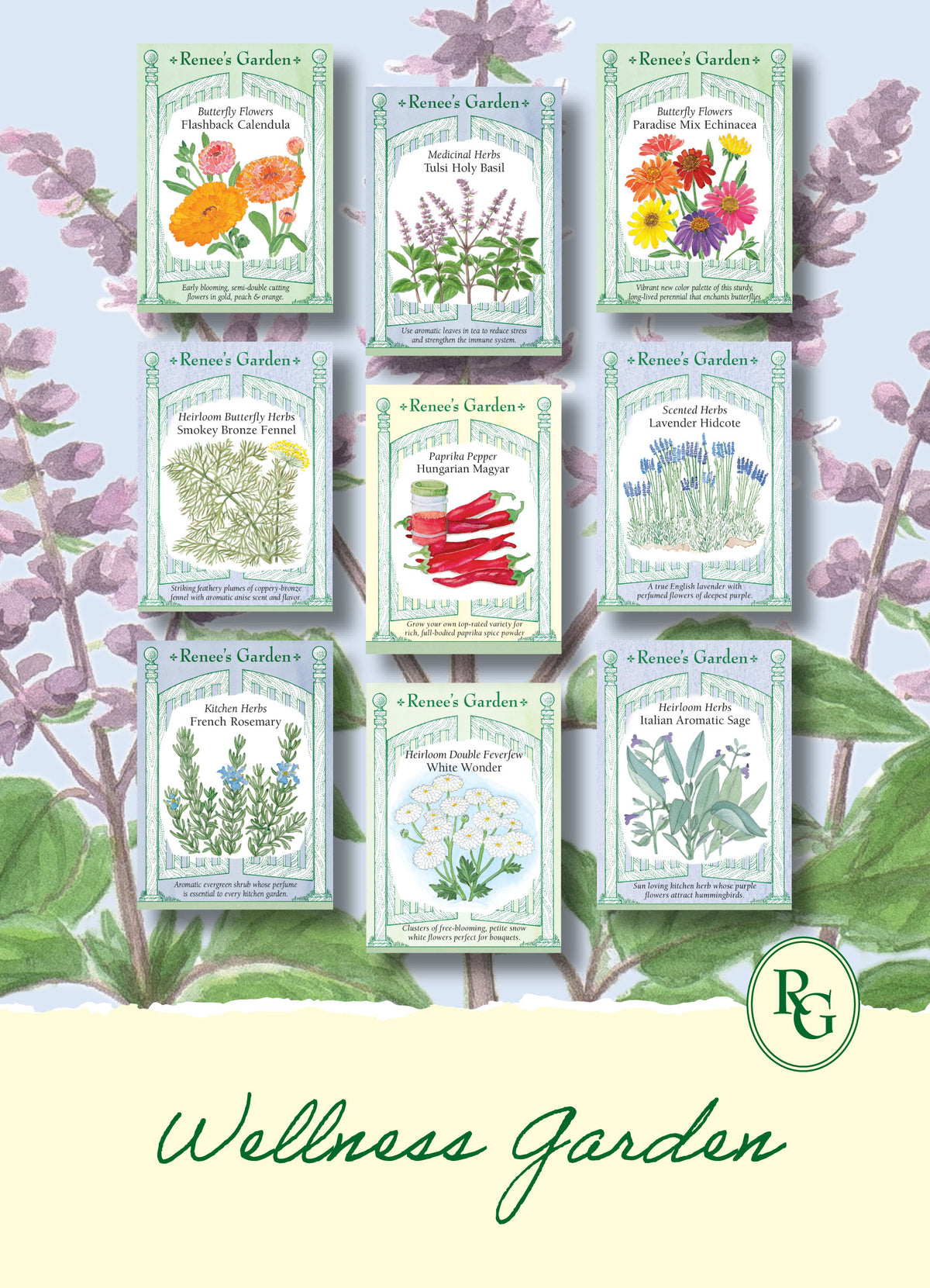 Hand-Picked Seed Bundle - Wellness Garden