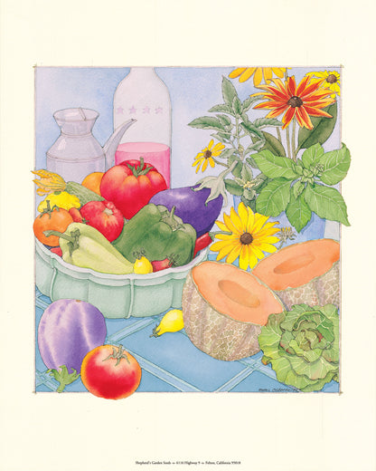 Renee's Summer Garden Art Print