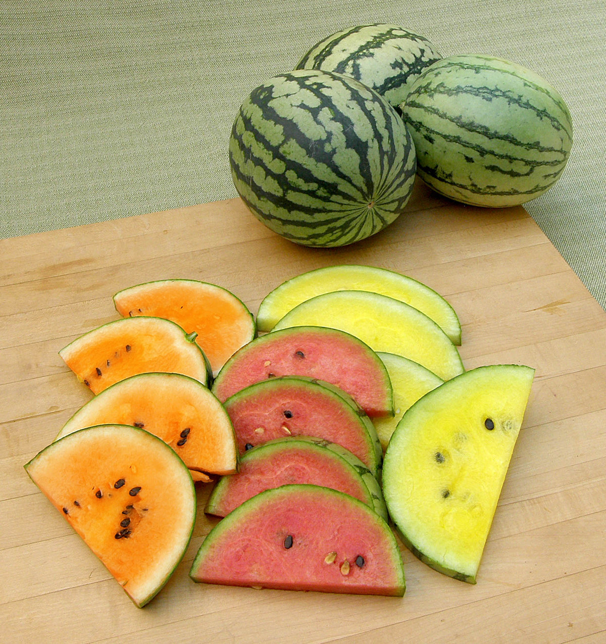 Icebox Watermelons - Rainbow Sherbet
