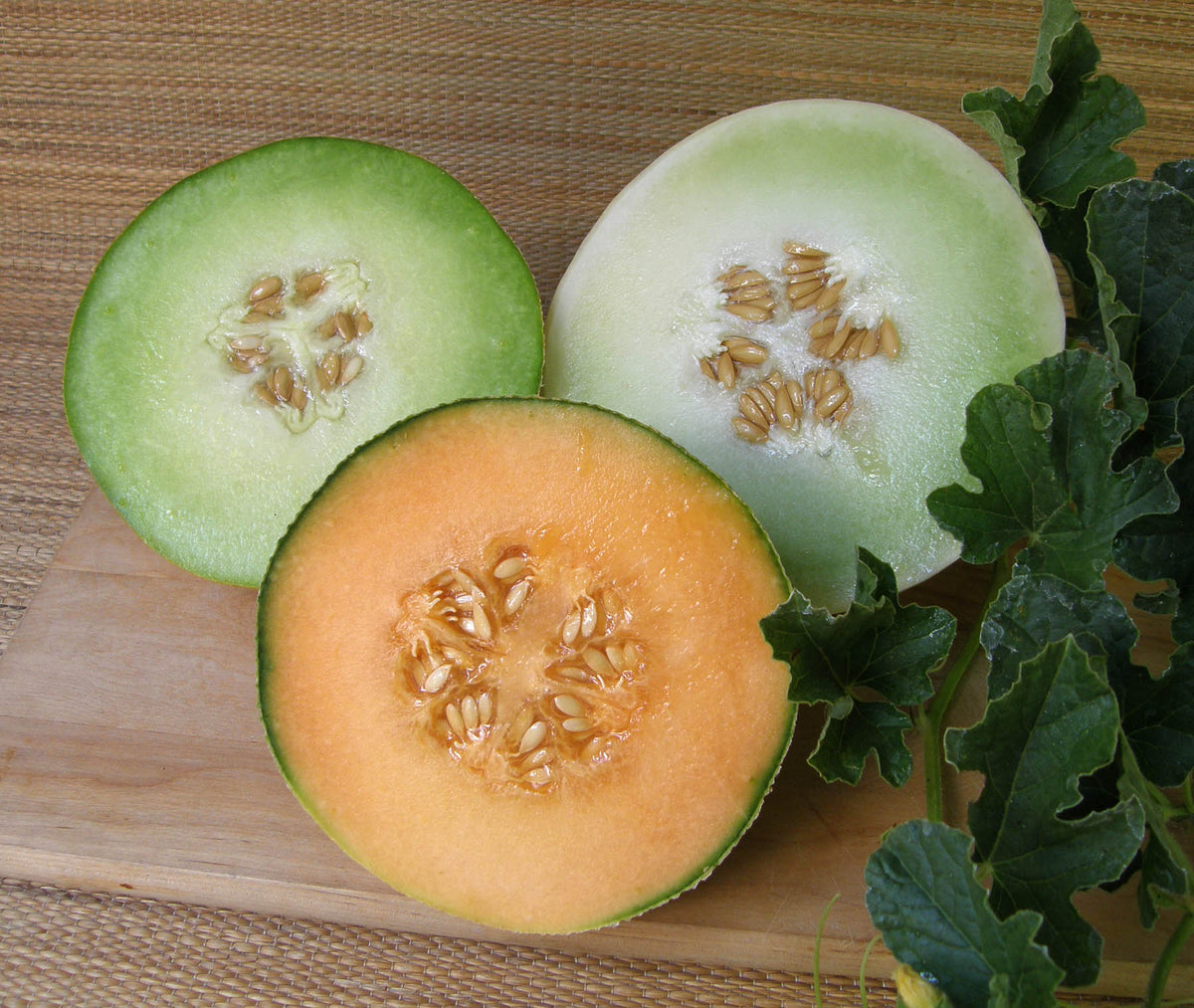 Three Flavor Melons - Galia, Honeydew & Cantaloupe