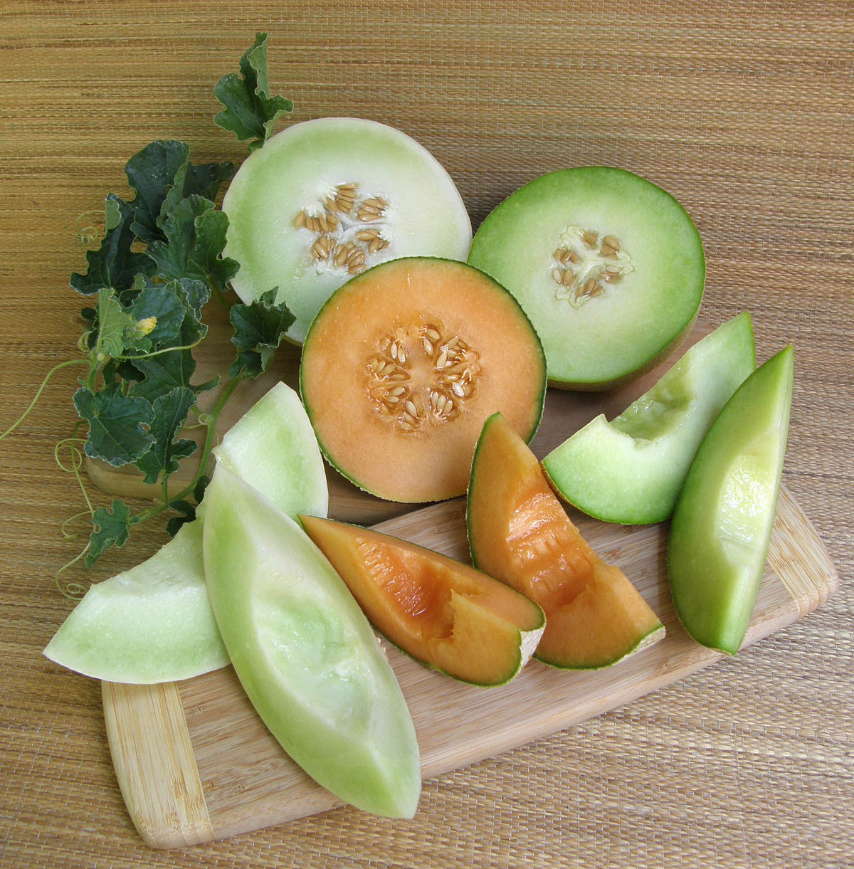 Three Flavor Melons - Galia, Honeydew & Cantaloupe