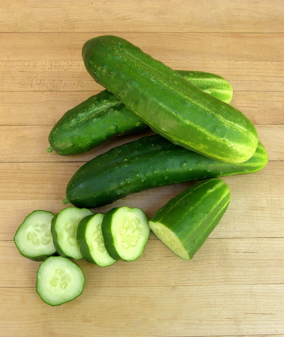 Heirloom Slicing Cucumber - Straight Eight Organic