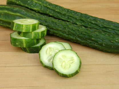 Heirloom Chinese Cucumber - Suyo Long Organic