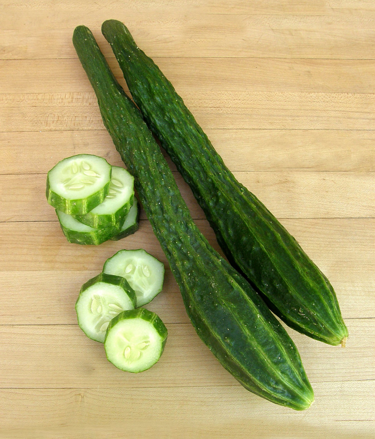 Heirloom Chinese Cucumber - Suyo Long Organic